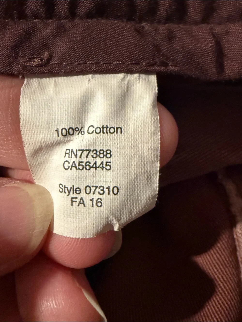 J. Crew Men's Chinos rust brown size 32/32 well worn